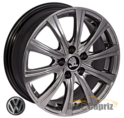 Диски Replica Skoda SSL447 HB R15 W6.0 PCD5x112 ET47 DIA57.1